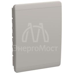 Корпус пластиковый ЩРВ-П-54 IP41 бел. дверь TEKFOR IEK TF5-KP13-V-54-41-K01-K01
