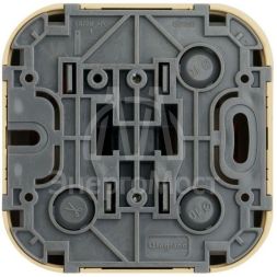 Выключатель 1-кл. ОП Quteo 10А IP20 10AX дерево Leg 782260