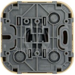 Выключатель 1-кл. ОП Quteo 10А IP20 10AX дерево Leg 782260