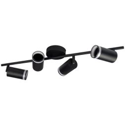 Светильник PCL-0104 4xGU10 IP20 230В BL настен./потолочн. декор. под лампу JazzWay 5066465