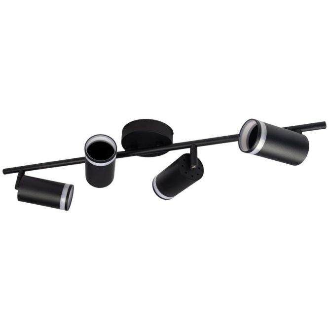 Светильник PCL-0104 4xGU10 IP20 230В BL настен./потолочн. декор. под лампу JazzWay 5066465