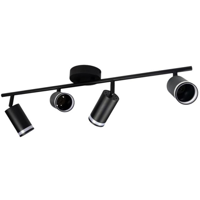 Светильник PCL-0104 4xGU10 IP20 230В BL настен./потолочн. декор. под лампу JazzWay 5066465