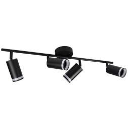 Светильник PCL-0104 4xGU10 IP20 230В BL настен./потолочн. декор. под лампу JazzWay 5066465