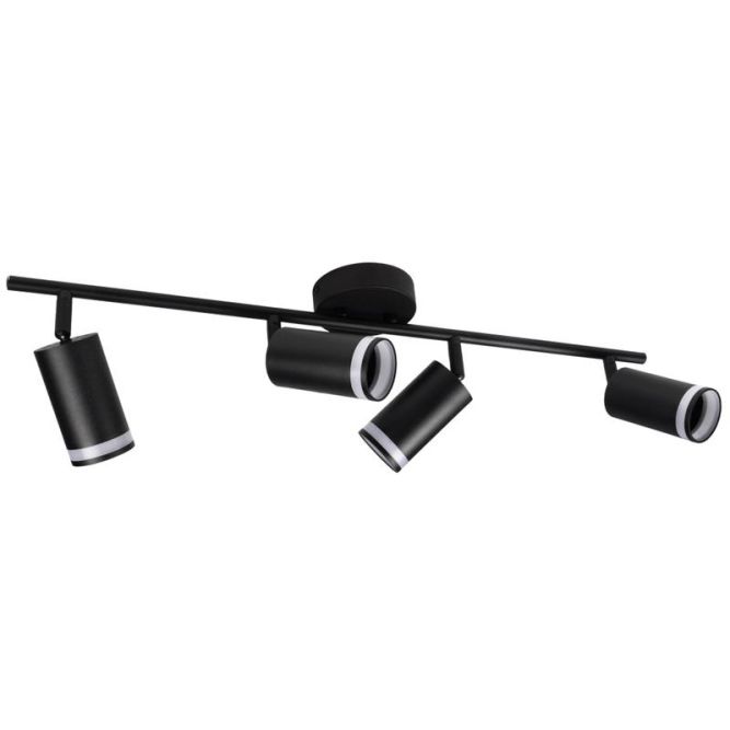 Светильник PCL-0104 4xGU10 IP20 230В BL настен./потолочн. декор. под лампу JazzWay 5066465