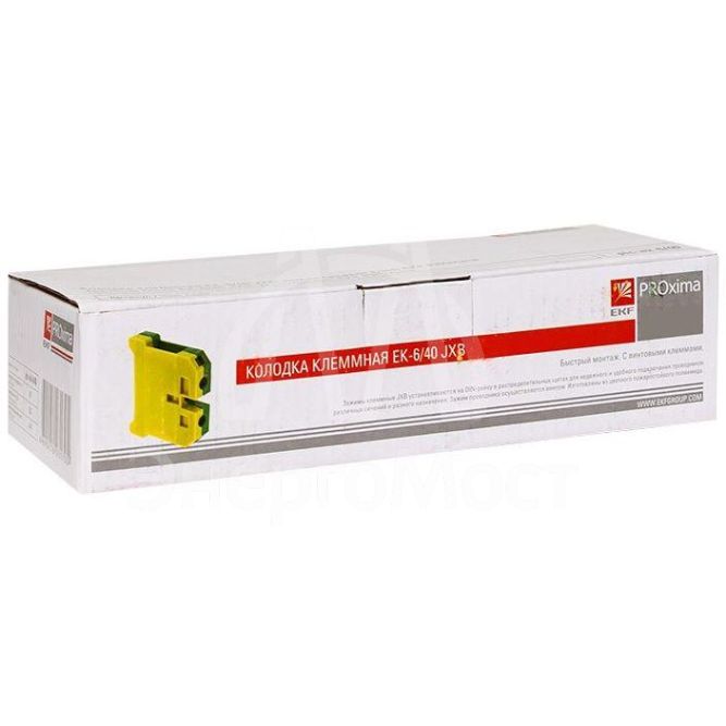Колодка клеммная EK-4/32 JXB земля EKF plc-ek-4/32
