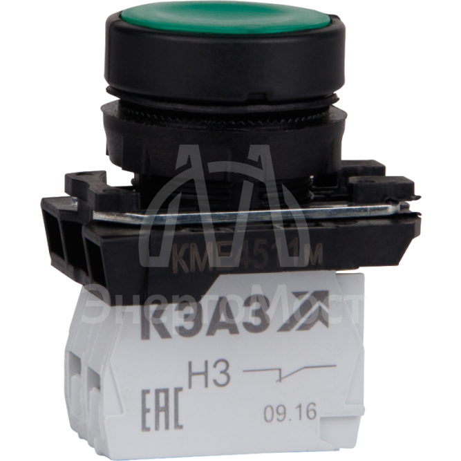 Кнопка КМЕ4501м-красный-0но+1нз-цилиндр-IP54 КЭАЗ 273452