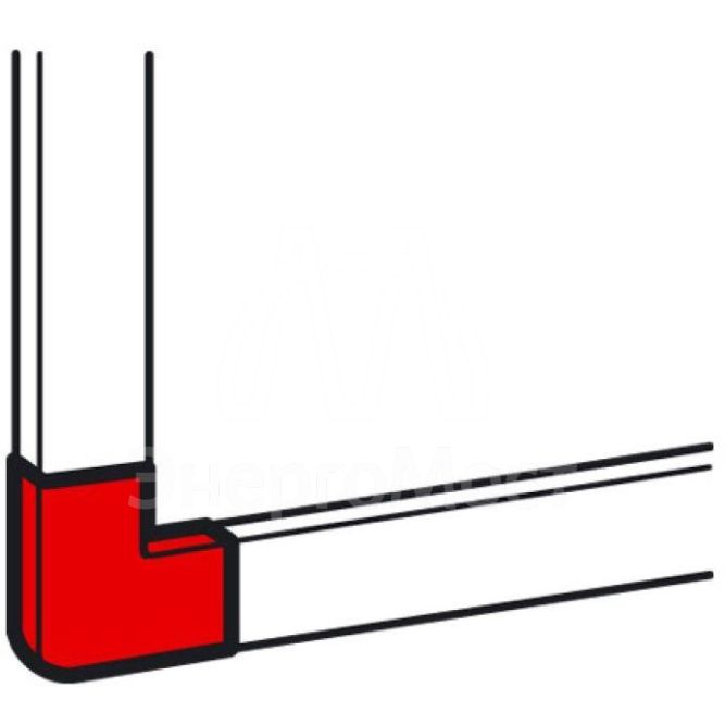 Угол плоский 40х16мм METRA Leg 638153