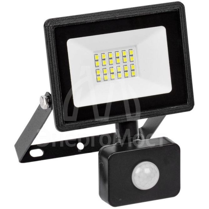 Прожектор светодиодный СДО 06-30Д 6500К IP54 с ДД черн. IEK LPDO602-30-65-K02