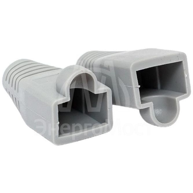 Колпачок изолирующий TERACOM для коннекторов RJ-45 PVC серый (уп.50шт) EKF TRC-BT-RJ45-PVC-50