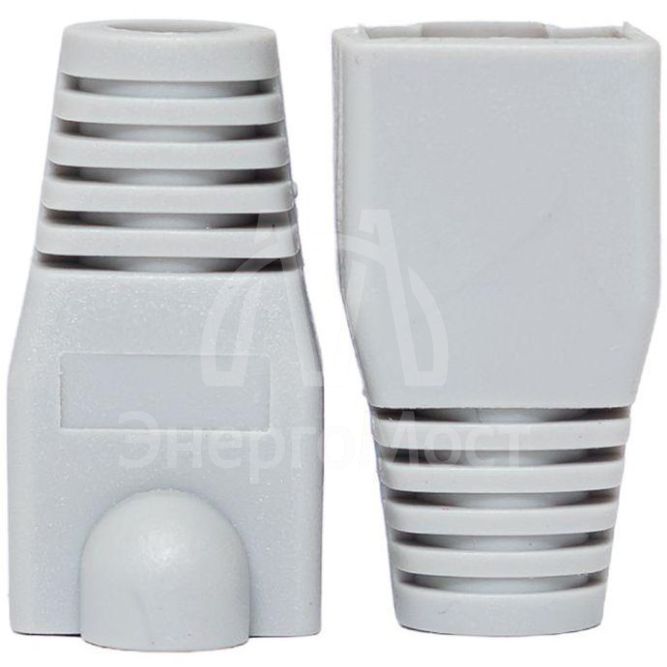 Колпачок изолирующий TERACOM для коннекторов RJ-45 PVC серый (уп.50шт) EKF TRC-BT-RJ45-PVC-50