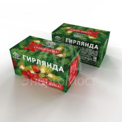 Гирлянда светодиодная &amp;quot;Снежинки&amp;quot; 20LED бел. 2.8м Neon-Night 303-036