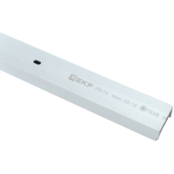 Кабель-канал 25х16 L2000 пластик бел. EKF kkm-25-16