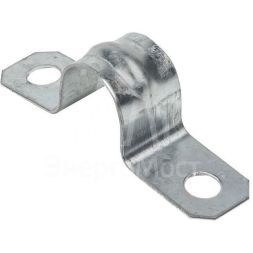 Скоба крепежная двухлапковая d14-15мм метал. EKF sm-2-14-15