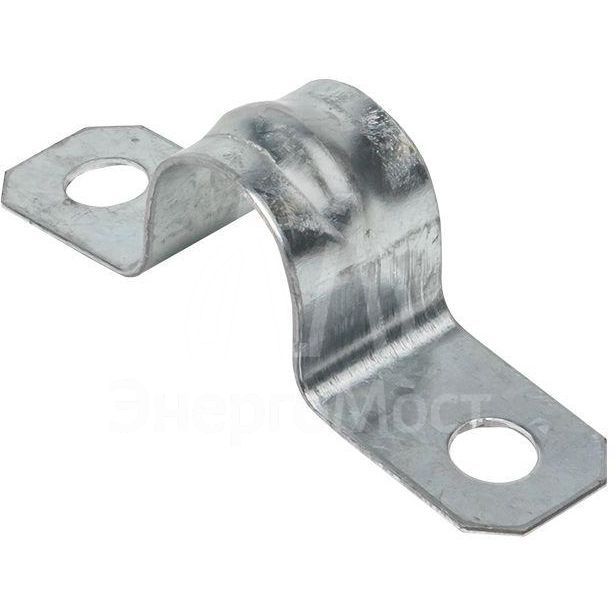 Скоба крепежная двухлапковая d14-15мм метал. EKF sm-2-14-15