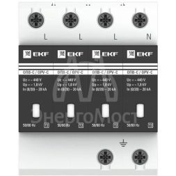 Ограничитель перенапряжения имп. ОПВ-C4 EKF opv-c4