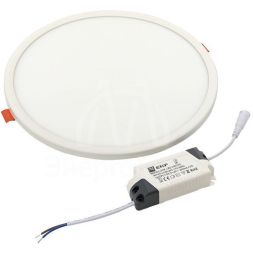 Светильник светодиодный ДВО 1010 20Вт 6500К IP20 встраив. Basic EKF DLL-1010-20-6500