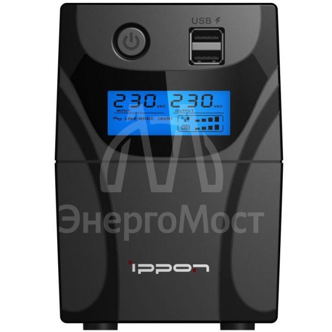 Источник бесперебойного питания Back Power Pro II Euro 650 360Вт 650В.А черн. IPPON 1005511