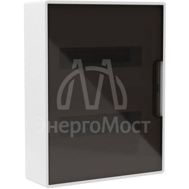 Щиток настенный 24мод. FRAME с тонированной дверцей с шин. PEN 2шт 8 отв. + 2шт 6 отв. бел. DKC F24W1WD