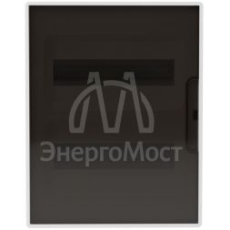 Щиток настенный 24мод. FRAME с тонированной дверцей с шин. PEN 2шт 8 отв. + 2шт 6 отв. бел. DKC F24W1WD