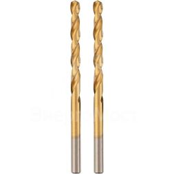 Сверло по металлу 2мм &amp;quot;Стандарт+&amp;quot; (P6M5 M-2) (уп.2шт) DIN 338 Rexant 91-0521