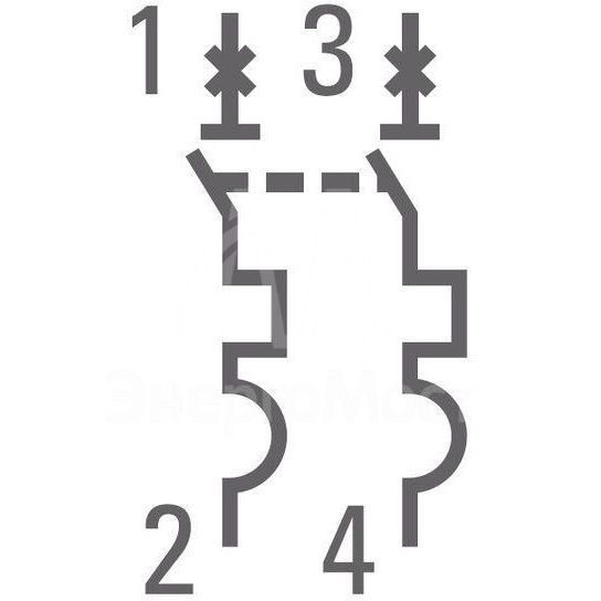 Выключатель автоматический модульный 2п C 50А 4.5кА ВА 47-63 PROxima EKF mcb4763-2-50C-pro