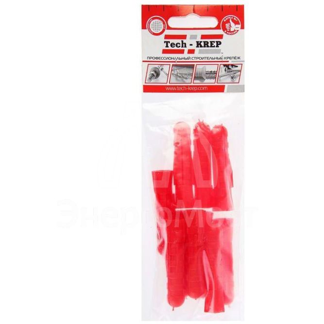 Дюбель распорный 8х40 трехсегментный (тип Т) (уп.20шт) пакет Tech-Krep 112955