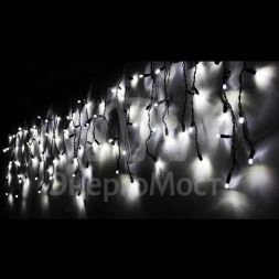 Гирлянда &amp;quot;Бахрома&amp;quot; RB-OIC100LSE-WW-T-I4 100 тепл. бел. светодиодов 2х0.5м 20 нитей 24/56/32/48см соединяемая до 10шт. уличная SHLights RB-OIC100LSE-WW