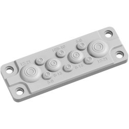 Ввод кабельный FL13 пластик V0 UL94 IP55 +130 - 40град.C (10 отв.) DKC R5HTB10