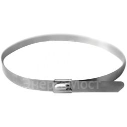 Хомут кабельный 8х300 нерж. сталь AISI 316 серебр. (уп.30шт) DKC 27612