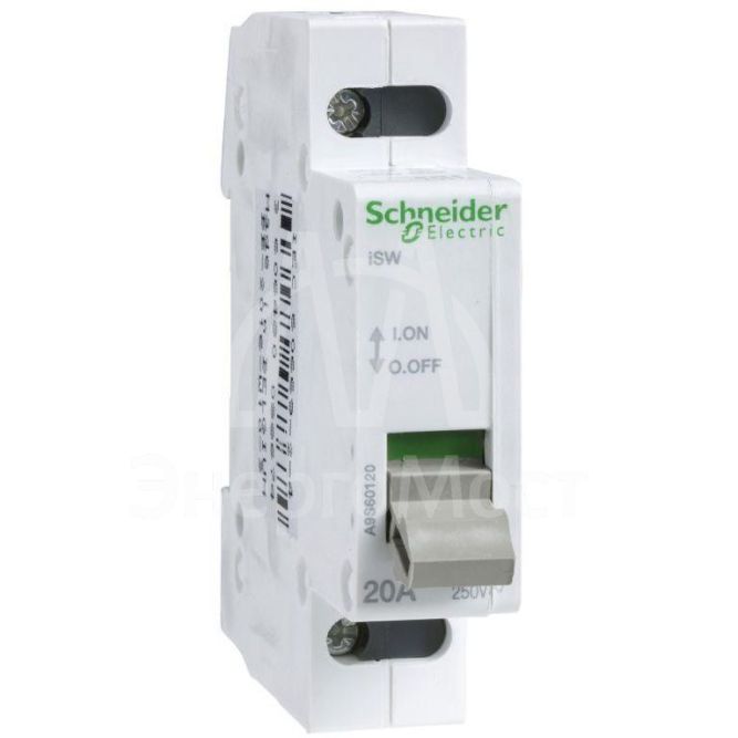 Выключатель нагрузки 1п iSW 32А SchE A9S60132