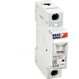Выключатель нагрузки модульный 1п 63А OptiDin BM63Р УХЛ3 КЭАЗ 103892