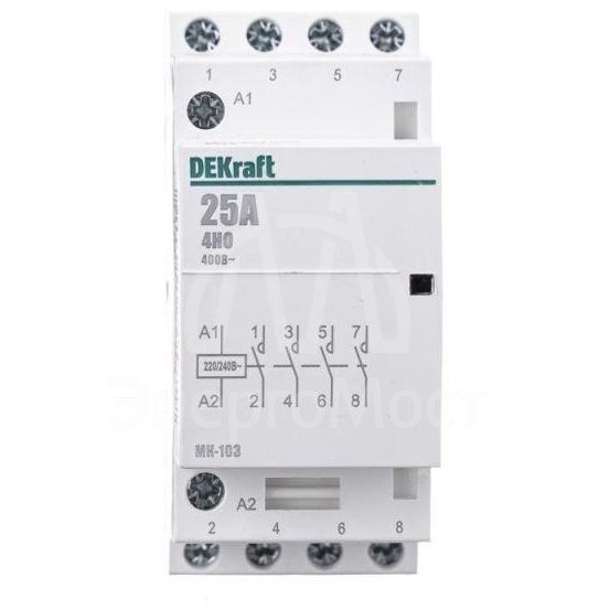 Контактор модульный МК-103 4НО 25А 230В SchE 18067DEK