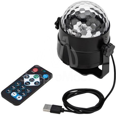 Ночник-проектор светодиодный &amp;quot;Диско-шар&amp;quot; с дистанционным управлением USB Neon-Night 601-526