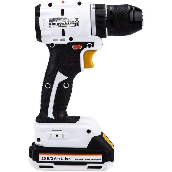 Дрель-шуруповерт аккумуляторная бесщеточная Li-Ion 20В 55Нм (кейс 2 аккум. 2А.ч) Kranz KR-PT-055