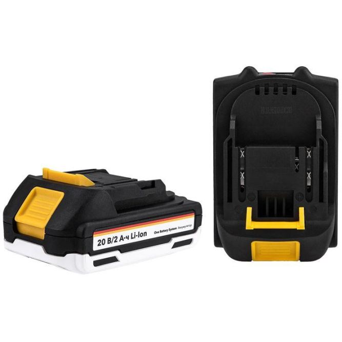 Дрель-шуруповерт аккумуляторная бесщеточная Li-Ion 20В 55Нм (кейс 2 аккум. 2А.ч) Kranz KR-PT-055