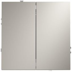 Переключатель перекрестный 2-кл. СП S70 10А механизм кашемир Voltum VLS020503