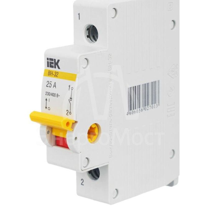 Выключатель нагрузки ВН-32 25А/1П IEK MNV10-1-025
