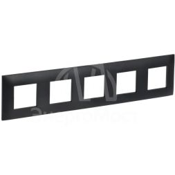 Рамка 5-м SKANDY SK-F05Bl черн. IEK SK-M52-K02