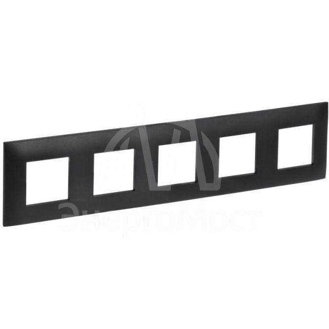 Рамка 5-м SKANDY SK-F05Bl черн. IEK SK-M52-K02