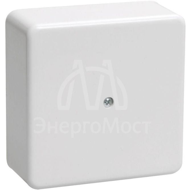 Коробка распаячная ОП 100х100х44 IP20 KM41222 (6 клем. 6кв.мм) бел. IEK UKO10-100-100-044-K01