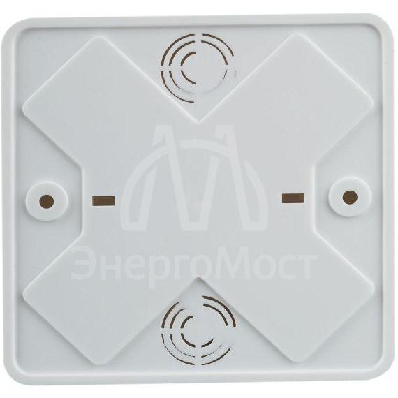 Коробка распаячная ОП 100х100х44 IP20 KM41222 (6 клем. 6кв.мм) бел. IEK UKO10-100-100-044-K01