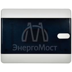 Корпус пластиковый ЩРВ-П-8 IP41 черн. прозр. дверь UNION Compact IEK UIC-KP12-V-08-41-K01
