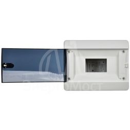 Корпус пластиковый ЩРВ-П-8 IP41 черн. прозр. дверь UNION Compact IEK UIC-KP12-V-08-41-K01