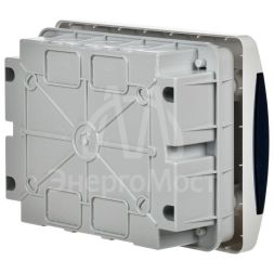 Корпус пластиковый ЩРВ-П-8 IP41 черн. прозр. дверь UNION Compact IEK UIC-KP12-V-08-41-K01