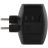 Разветвитель 3-м SP-3e-3USBAC-B + 3 USB A+C с заземл. со шторками 16А черн. Эра Б0069082
