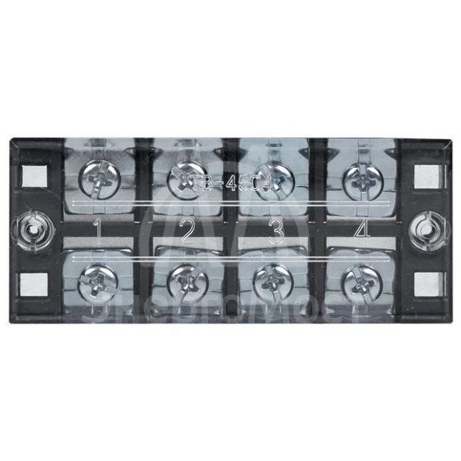 Терминал клеммный TB-4504 до 4.5кв.мм 45А 4 клеммные пары EKF tb-4504