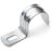 Скоба крепежная однолапковая СМО d38-40мм метал. оцинк. (уп.50шт) Fortisflex 49118