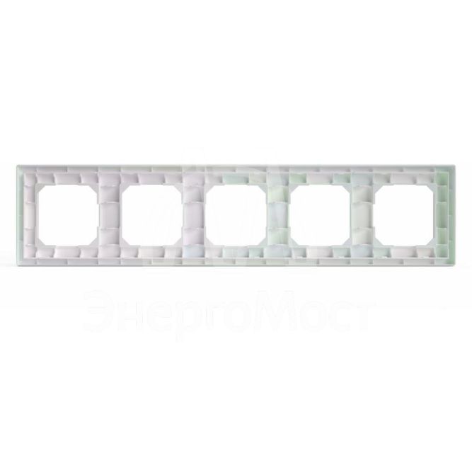 Рамка 5-м Pixel перламутр. TOKOV ELECTRIC TKE-PX-RM5-C04