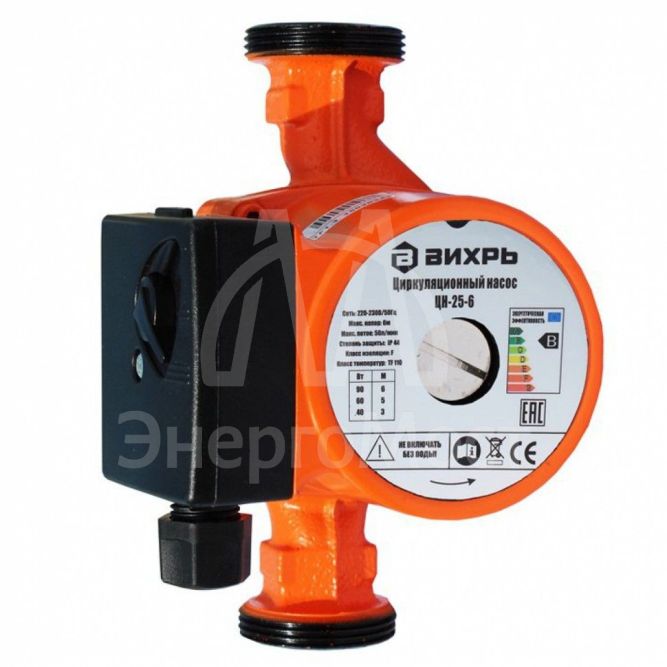 Циркуляционный насос ВИХРЬ ЦН-25-6 ПРОФ