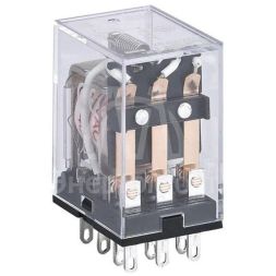 Реле промежуточное JZX-22F(D) 3 конт. с инд. LED 5А 12В AC CHINT 285355